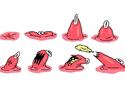 Pimple Enemy Game Animation Concept game animation game art game design game dev game development