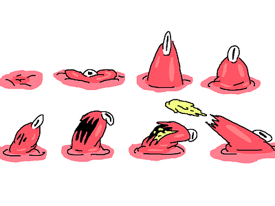 Pimple Enemy Game Animation Concept game animation game art game design game dev game development