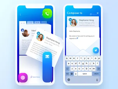 Rolodex. Email Contact app arrow contacts dark mode iphone launch loader night mode notebook notes onboarding page turn pages purple rolodex slack switcher tabs twitter