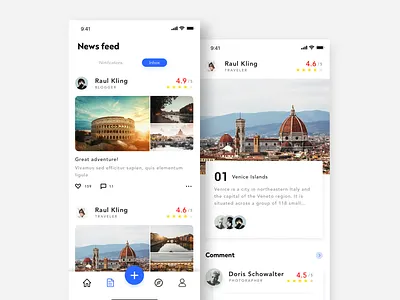 Travel application interface-3 app design travel ui ux