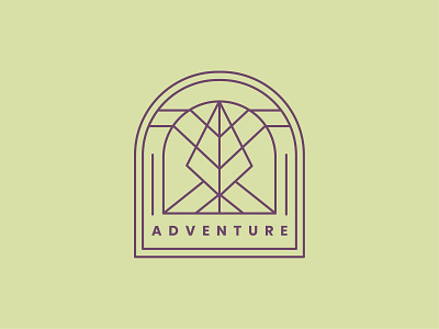 Outdoor adventure logo badge template adventure badge branding camping illustration logo minimal minimal badge minimal logo mountain outdoor outdoor logo red summer sunet template travel