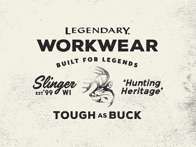 Workwear Patch hunting tough workwear