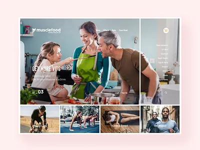 MuscleFood design ecommerce kvpavlov ui ux webdesign