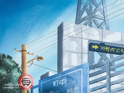 Light rail bridge design illustration