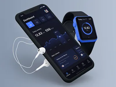 FitnessKingdom Dashboard activity apple watch chart dashboard fitness health ios iphone mobile