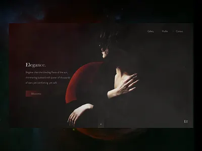 Elegance - Daily Exploration elegance red smoke ui visual wine