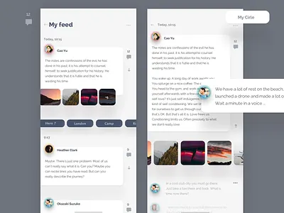 Community - app for surfers chat ios iphone iphonex landing map mobile navigation profile sketch ui uikit ukraine web
