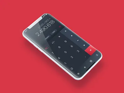 Calculator app concept calculator clean design daily 100 challenge design learning sketch ui ux