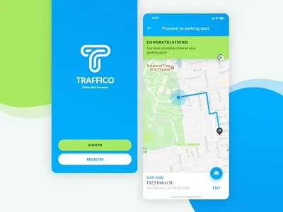 Traffico Mobile App app appdesign branding interface ios israel map mobile product design tel aviv ui ux