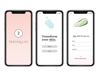 Daily UI- 001 001 app beauty products branding daily 100 challenge daily ui 001 daily ui challenge dailyui design health and beauty typography ui ux