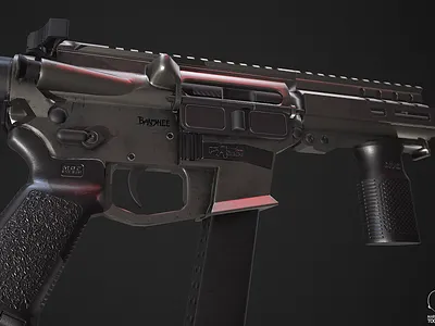 MKGS BANSHEE 3d 3dsmax ammo animation art behance character concept art design design app game gun metal weapon