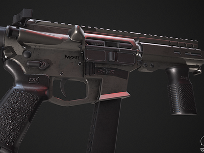 MKGS BANSHEE 3d 3dsmax ammo animation art behance character concept art design design app game gun metal weapon