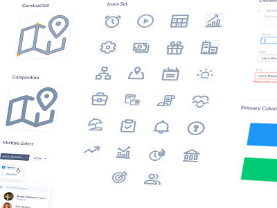 Visual Style Guide app design experience icone iconographer iconography illustration interaction map material mobile navigation oitchau prototype sketch styleguide ui usability