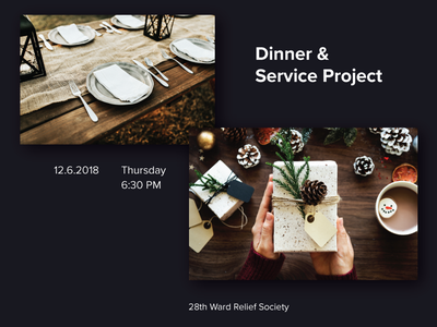 Spread the Joy Poster christmas design graphic design lds poster relief society rusty winter