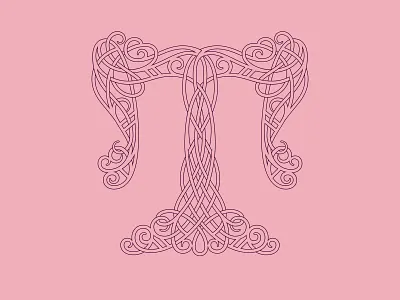 T – 36 Days Of Type apple pencil custom lettering decorative hand lettering ipad pro letter letterform letterforms lettering lettering art lettering design ornate procreate procreate app t type type design typogaphy typophile vector