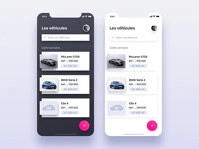 Redesign : dark vs light app application automotive branding design minimalism photos ui ux