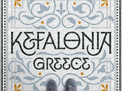 Kefalonia Fauxsaic apple pencil custom lettering fauxsaic floor greece hand lettering illustration ipad pro letterforms lettering lettering art lettering design mosaic procreate procreate app tiles type type design typogaphy typophile