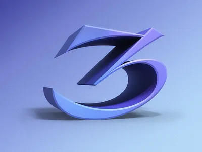 3 – 36 Days Of Type 3 3d type apple pencil custom lettering decorative hand lettering ipad pro letter letterform letterforms lettering lettering art lettering design lines procreate type type design typogaphy typophile vector