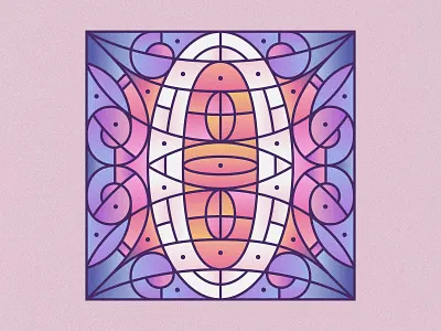 0 – 36 Days Of Type 0 apple pencil colourful custom lettering hand lettering ipad pro letter letterform letterforms lettering lettering art lettering design lines stained glass type type design typogaphy typophile vector window