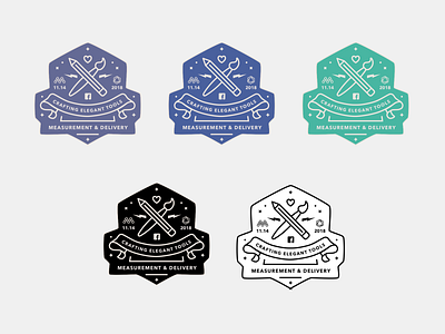 Measurement & Delivery Stickers #2 banner design sketch sticker sticker design swag