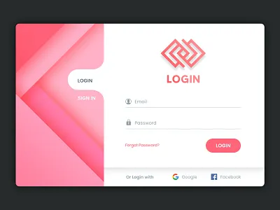 Login UI clock colors design form gradient interface login minimal register sign in ui ux web
