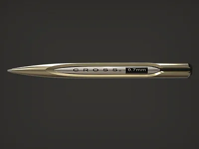 Bullit, Cross filler based rollerpoint pen ball pen branding bullit concept concept design cross cross pens design industrial design keyshot pen product design product presentation render rendering roller pen solidworks