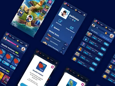 Gamification Project for Casino Heroes 3 casino casino heroes gamedesign games gamification gamified online ui uidesign ux ux process uxdesign