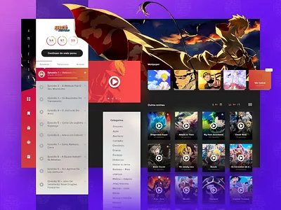 Anime App anime design designer dribbble ideas photoshop streaming ui uidesign uidesigner userexperience userinterface ux uxdesign uxdesigner uxui webdesign webdesigner websitedesign wireframe