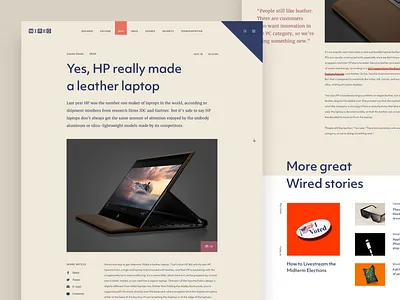 Wired.com Article article blog design interface magazine tech technology ui ux web webdesign
