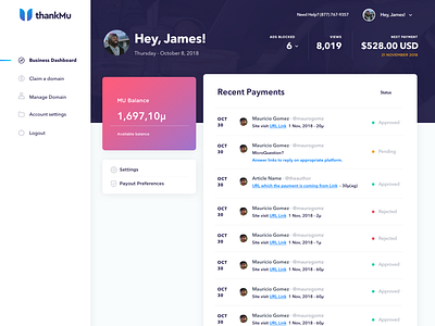 Business Dashboard app cards clean dashboard design flat ios layout minimal ui ux web