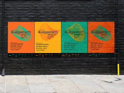 #vegastech Posters branding poster