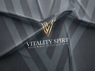 Vitality Spirit - fabric brand brand and identity branding identity logo mark symbol typography wine wines