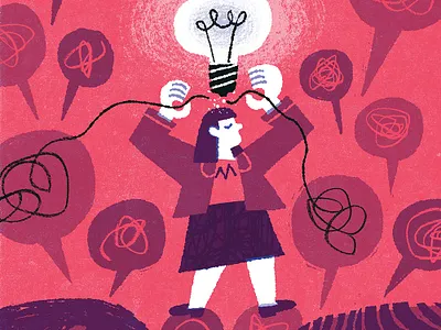 The Upside of Conflict conflict conflict resolution editorial illustration illustration innovation