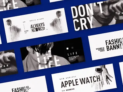 Fashion Banner 旗帜 设计