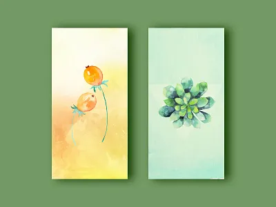 color cards clean ui