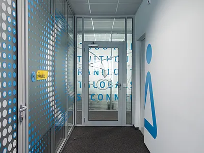 MODIS Headquarters adecco environmental graphics hp modis signage sofia wayfinding