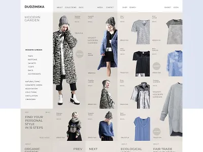 Apparel designer web store wireframe design ui ux website www