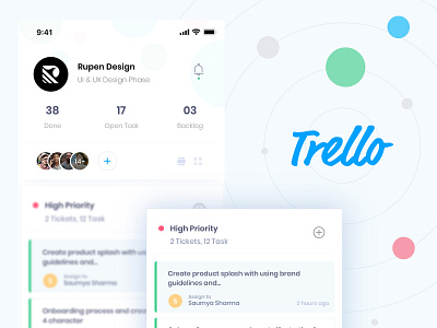 Trello app appdesign artist booking app brand and identity branding concept design design dribbble illustration interaction design login typography ui uidesign uitrends userinterface userinterfacedesign ux
