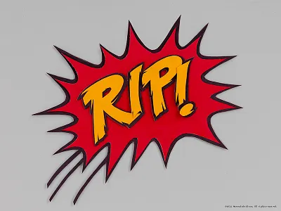 RIP! Stan Lee comics dimensional lettering dimensional type hand lettering illustration lettering paper rip stan lee type typographic illustration typography typography design