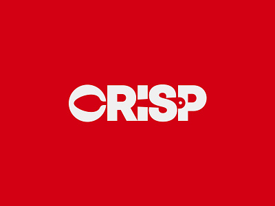 Crisp Restaurant Logo brand banding identity food restaurant spoon fork graphic design type art logo logos logo design negative space inspiration idea subtle modern minimal clever wordmark symbol icon creative