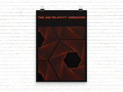 Time Travel Made Personal, Poster digital art futuristic geo geometric geometric art geometry poster design time travel