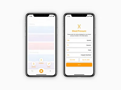 Amazon Private Brand - Choice App Manual Data Entry animation bar blood diabetes glucose health heart medical pressure pulse rate sugar tab