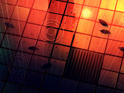 "reflexions made " rest 20 architectural city digitalart illustration landscape light neon night photoshop retro technology