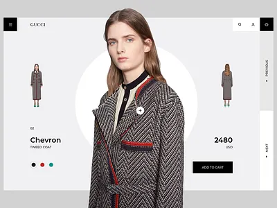 Fashion Shot design fashion hero slider ui ux