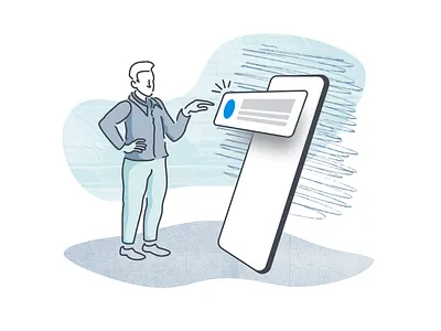 Illustration Experiment 6 "Mobile Alerts" alets illustration jenks phone app product illustration push notification push notifications seth