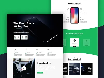 Black Friday Landing Page black friday