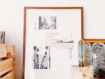 Variety Show california discount golden state online shop palm trees print shop