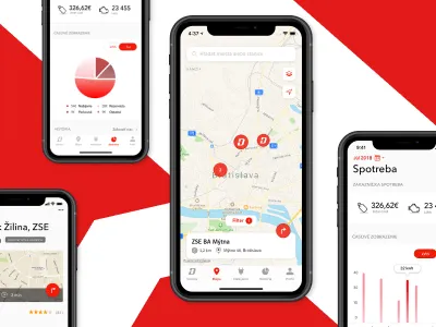 ZSE Drive - Intelligent charging network car app cars charging dark ui electric car electric vehicle energie interface design mobile mobile app mobile design ui uiux ux web