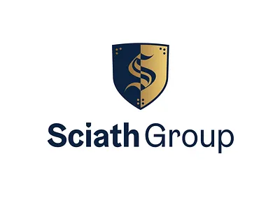 Sciath Group Logo branding design logo typography