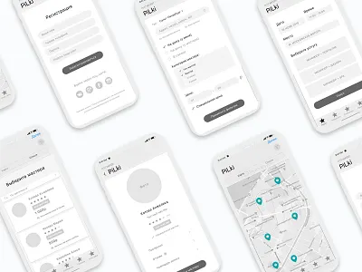 Mobile App Prototype adobe android app axure clean colorfull design figma flat icon ios nail pilki typography ui ux vector web